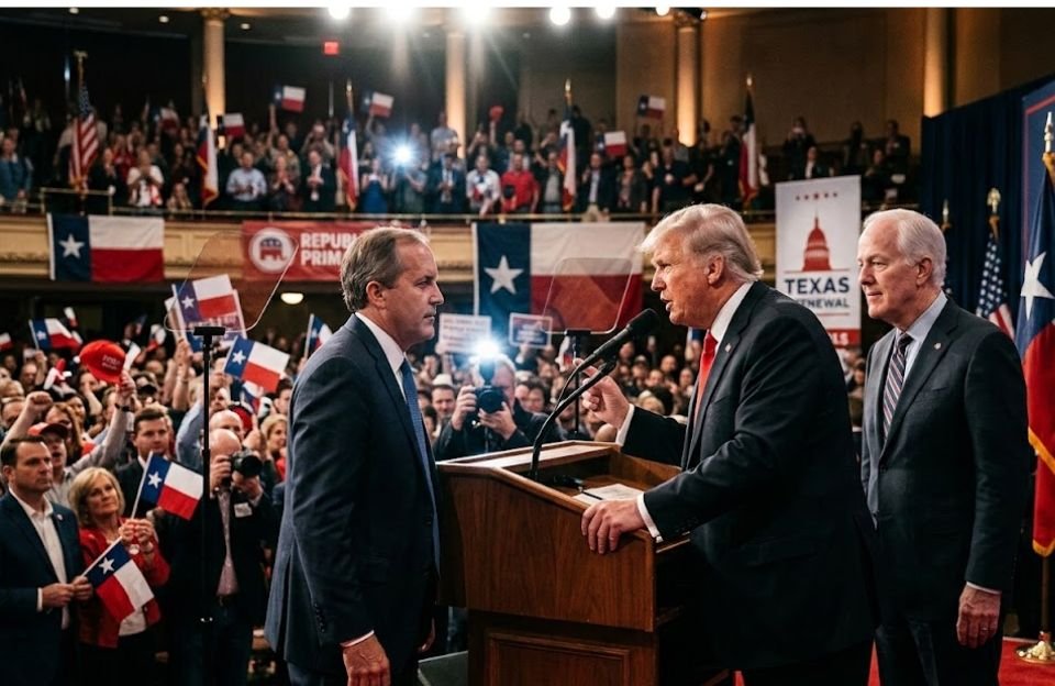 Trump puts Paxton on notice in Texas Senate primary in interview with POLITICO